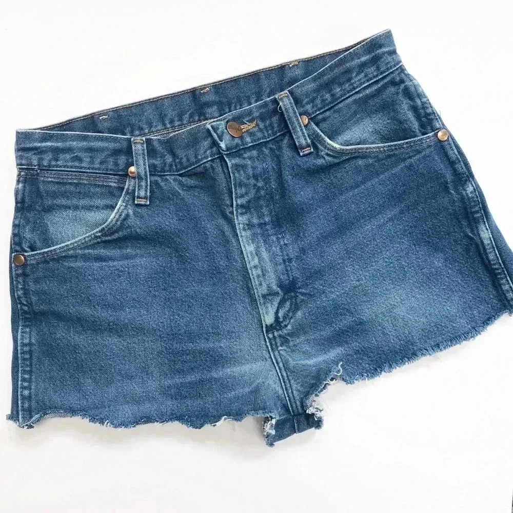 Wrangler Cut Off Jeans Shorts